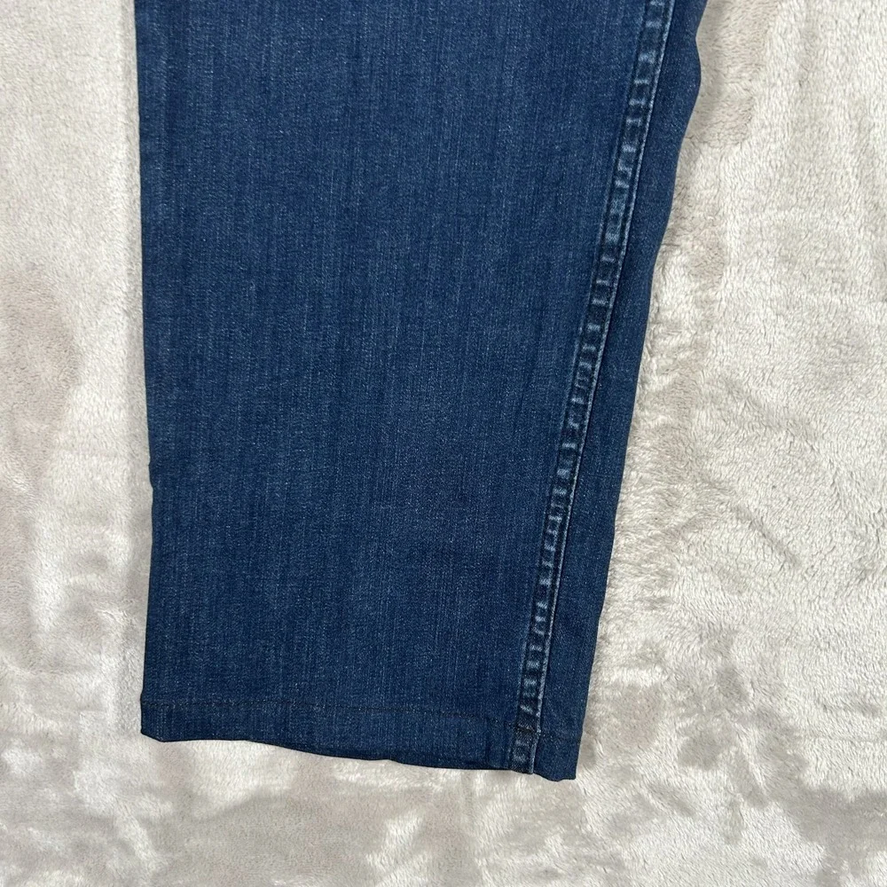 Mugsy Studio Blues Jeans Mens 36x28 Blue Dark Wash Stretch Flex Fit 5 Pocket EUC